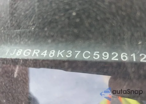 2007 Jeep Grand Cherokee Laredo z USA, uszkodzony, nr VIN 1J8GR48K37C592612